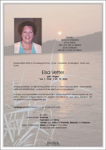 Elsa Vetter